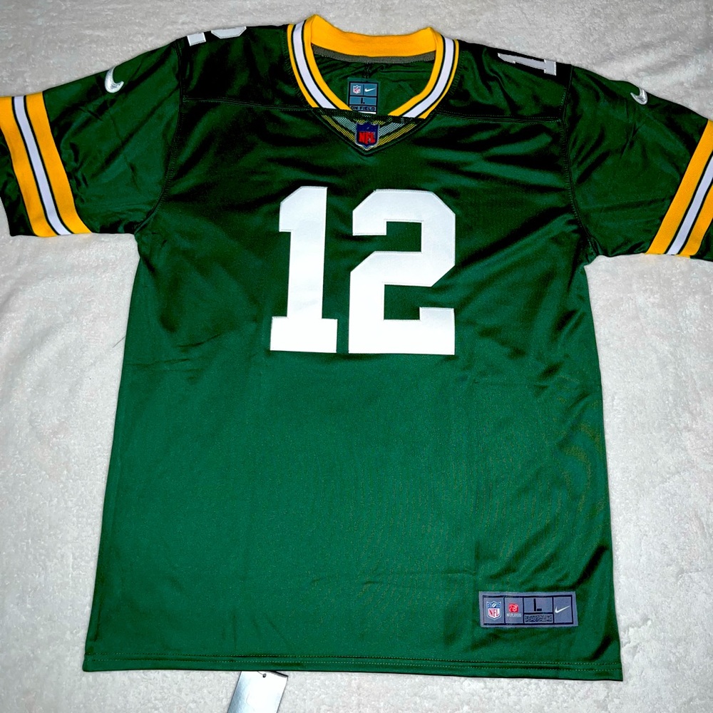 Green Bay Packers Aaron Rogers Home Game Jersey - size XL